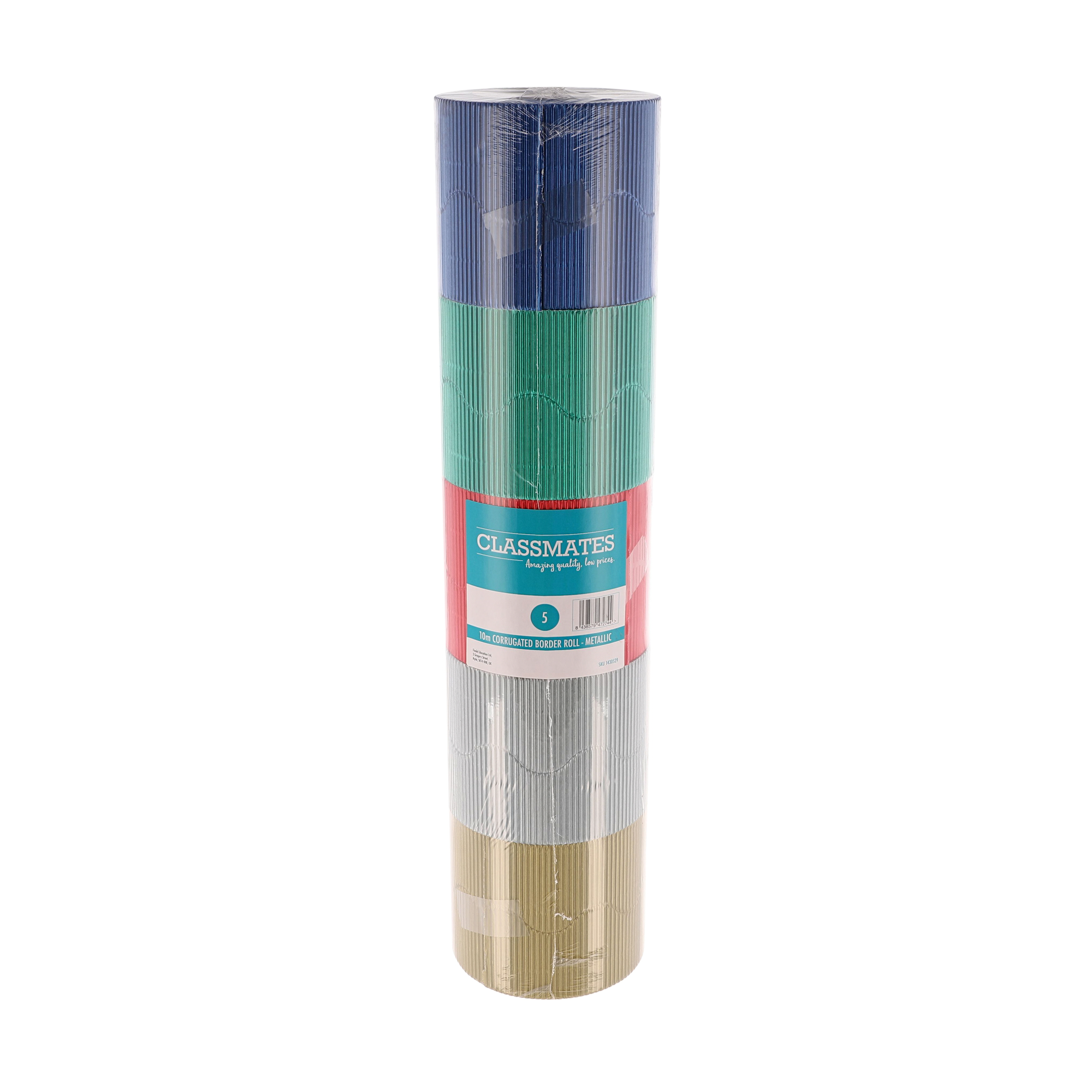 Metallic Border Rolls Pack Of 5